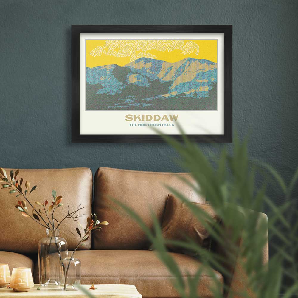 Skiddaw, The Northern Fells - Lake District Poster print