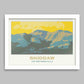 Skiddaw, The Northern Fells - Lake District Poster print