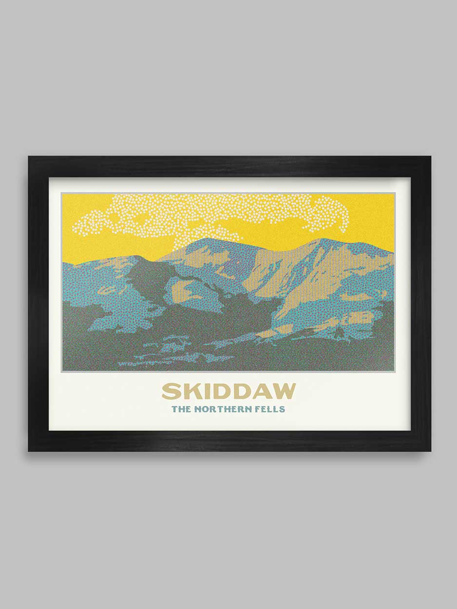 Skiddaw, The Northern Fells - Lake District Poster print
