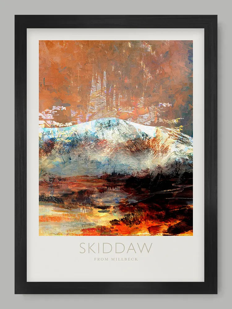 Skiddaw From Millbeck - Lake District Print