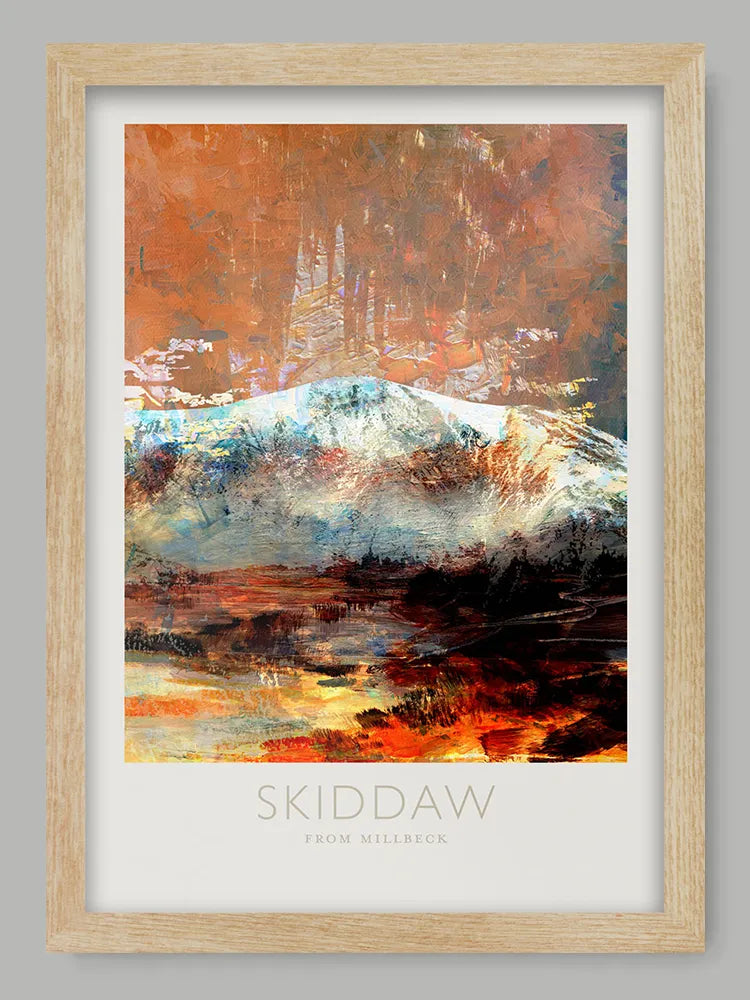 Skiddaw From Millbeck - Lake District Print
