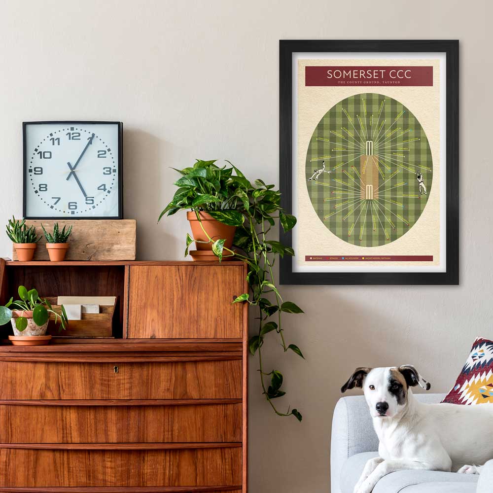 Somerset CCC - Cricket Print