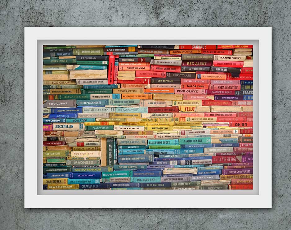 Song Colours - Music Print