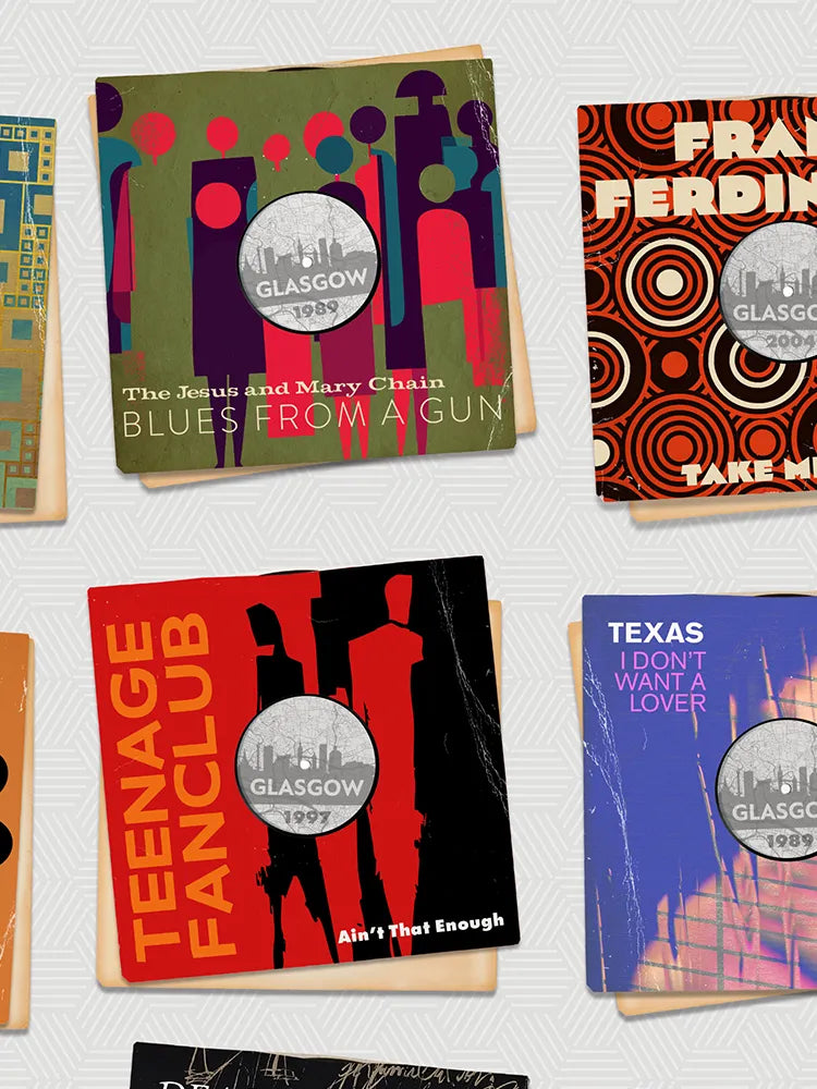 Sounds of Glasgow - Music Poster Print