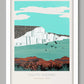 South Downs National Park - Poster Print. Established in 2009, the park takes in areas of both Hampshire and Sussex.