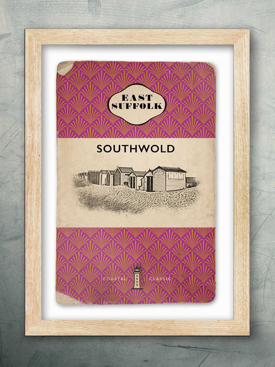 Southwold Beach Hut Print