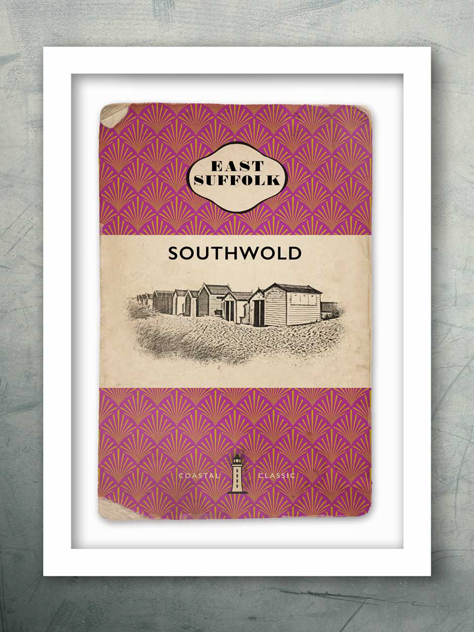 Southwold Beach Hut Print
