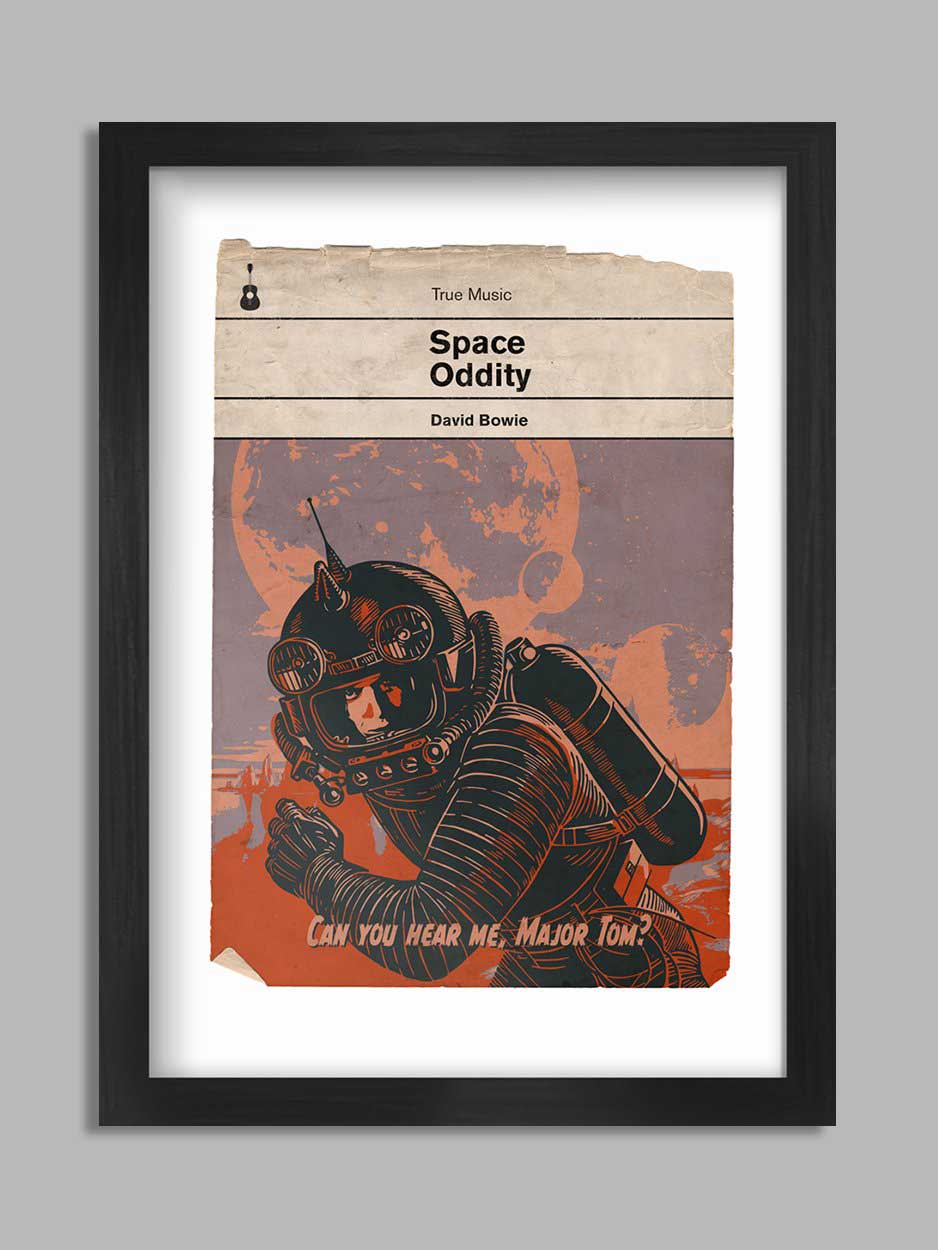 Space Oddity - David Bowie Music Print