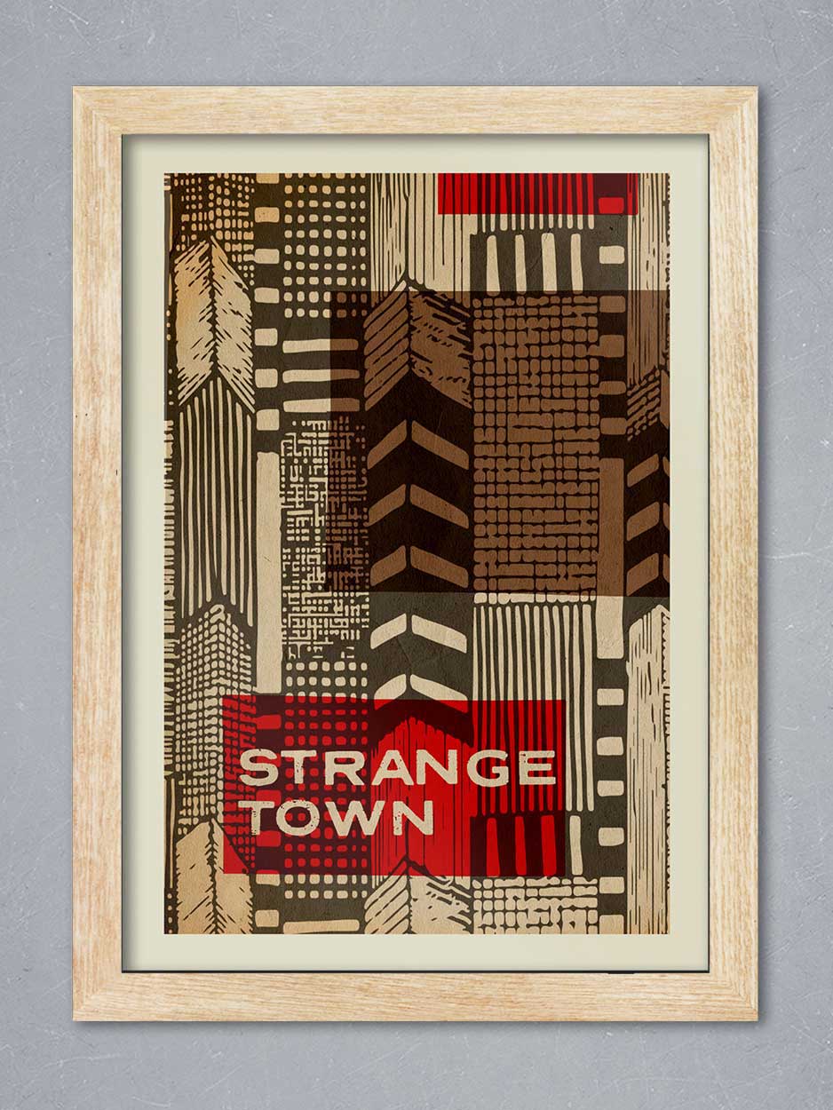 Strange Town - Music Print
