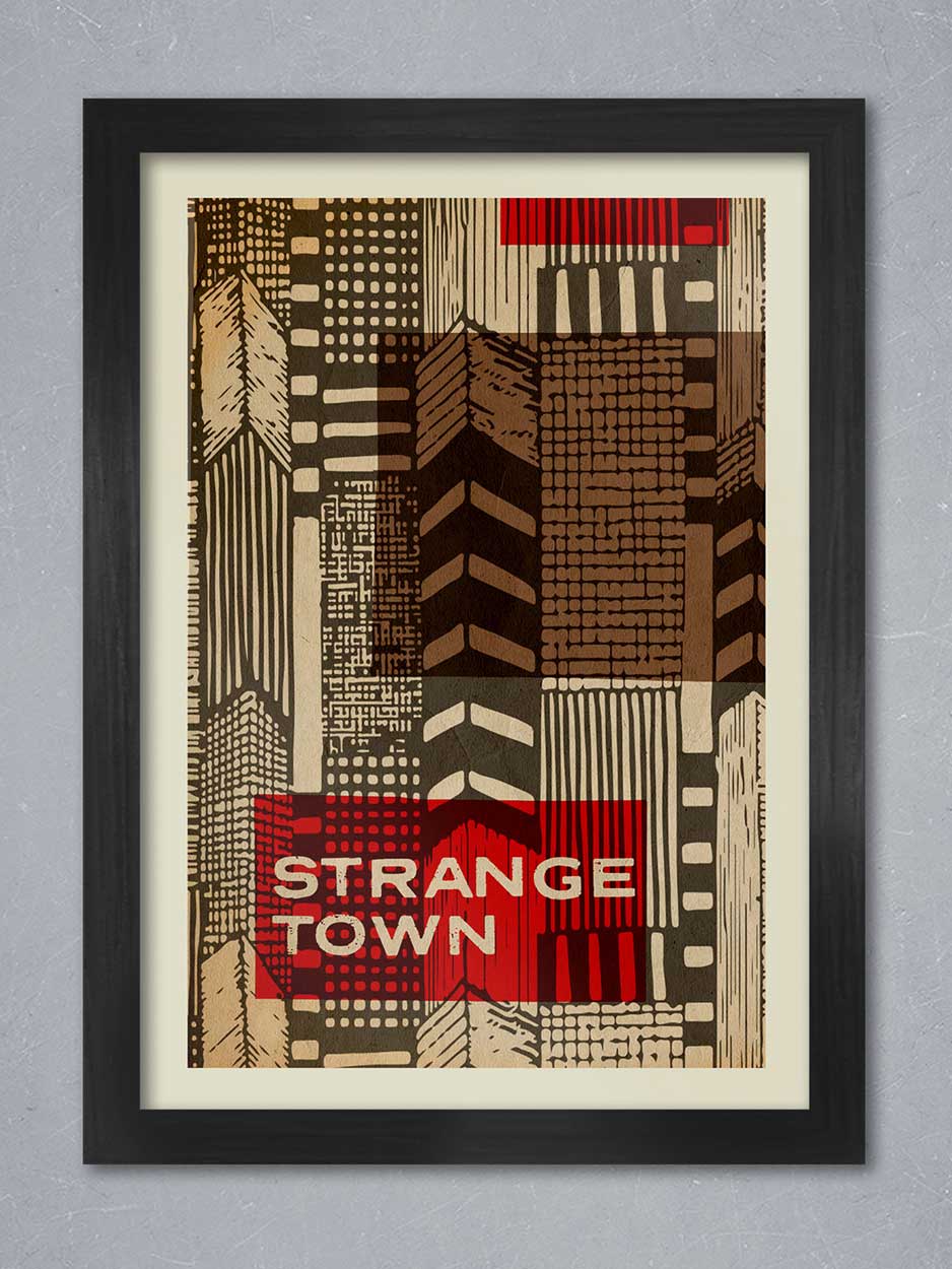 Strange Town - Music Print