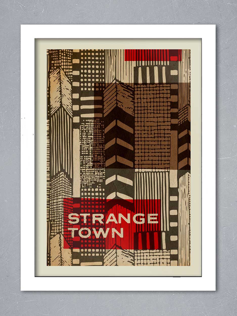 Strange Town - Music Print