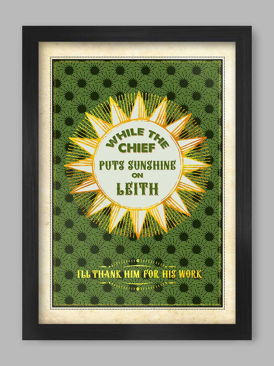 Sunshine on Leith Print