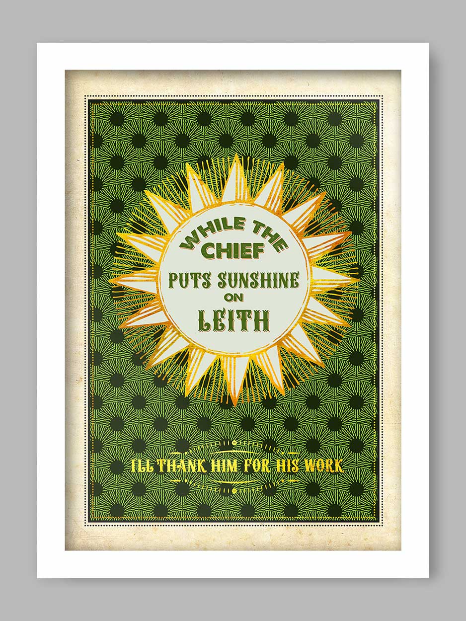 Sunshine on Leith Print