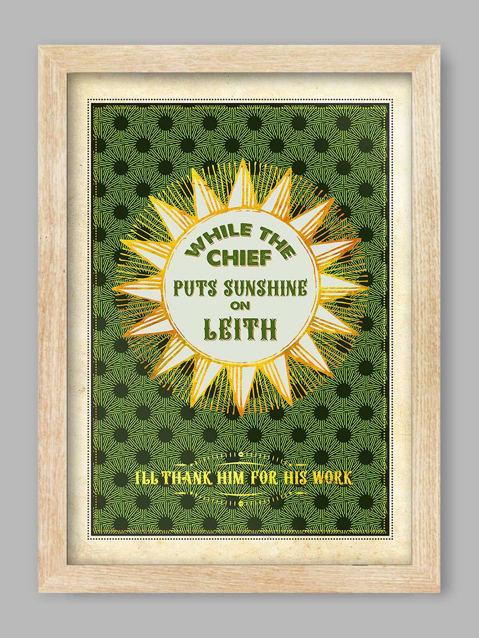 Sunshine on Leith Print