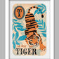 T is for Tiger Poster Print