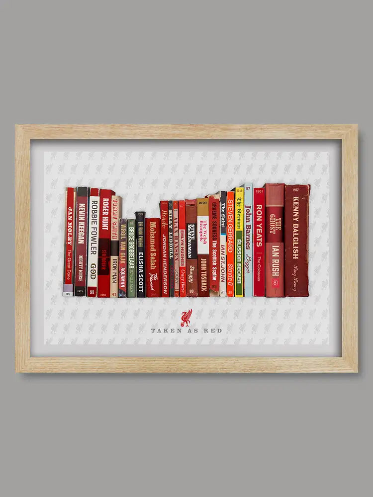 Taken As Red - Liverpool Football Print