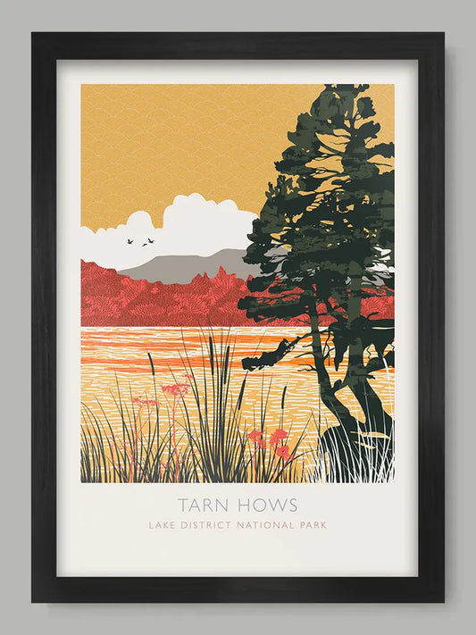 Tarn Hows Reflections - Lake District Poster Print