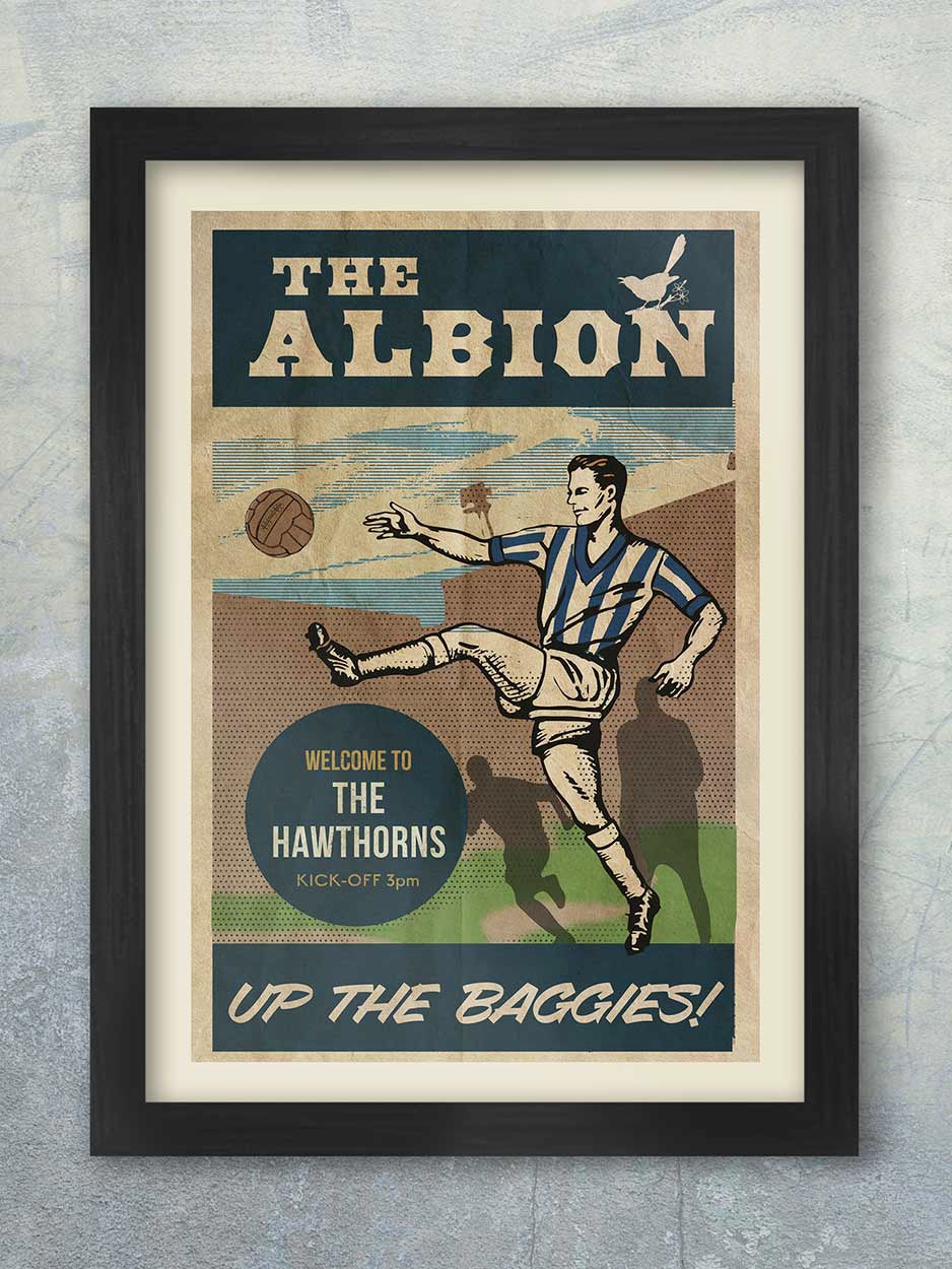 The Albion, West Bromwich Albion - Football Print