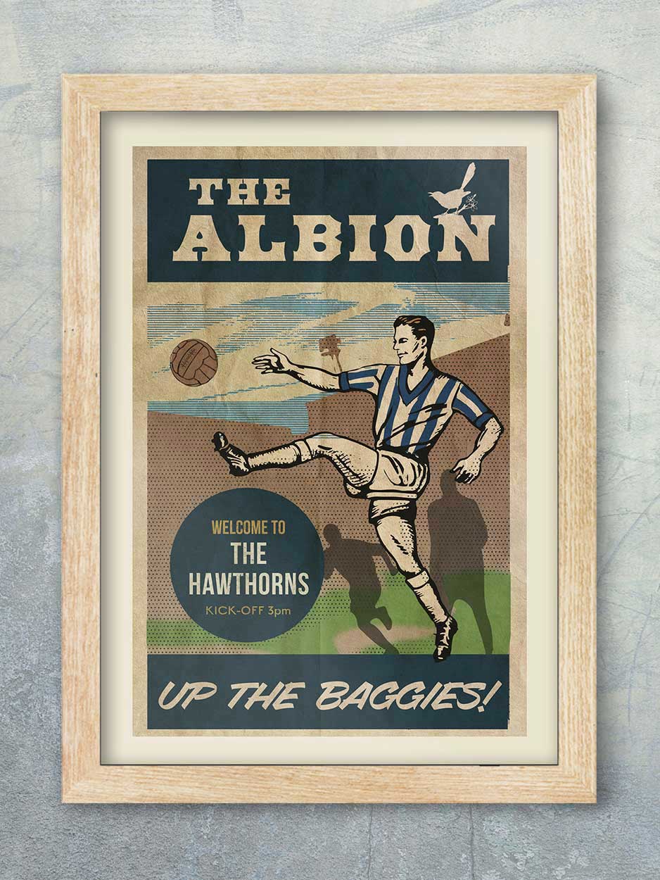 The Albion, West Bromwich Albion - Football Print