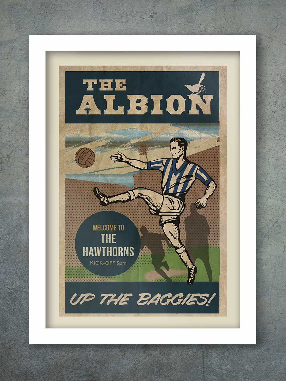The Albion, West Bromwich Albion - Football Print