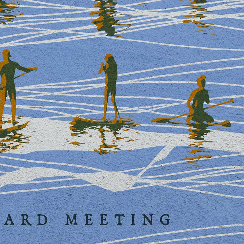 The Board Meeting - Paddleboarding Poster Print