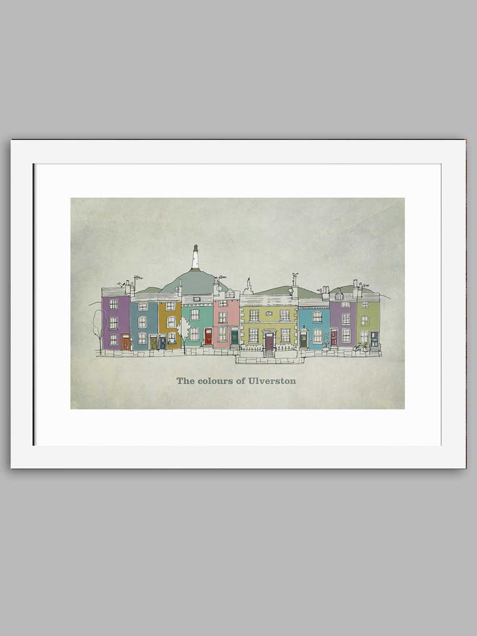 The Colours of Ulverston Print