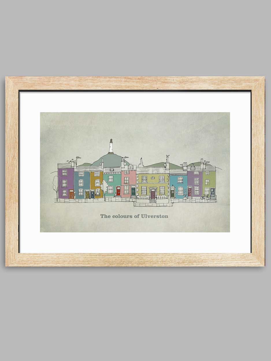 The Colours of Ulverston Print