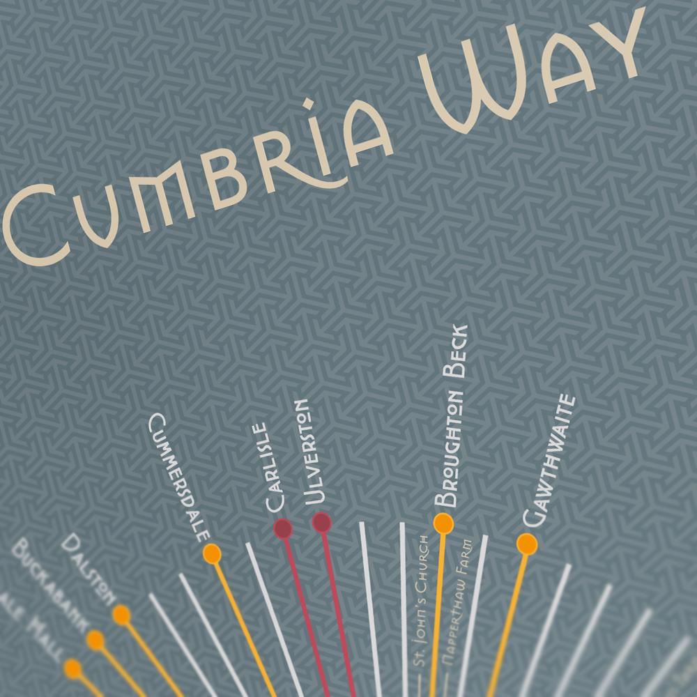 The Cumbria Way - Lake District Print