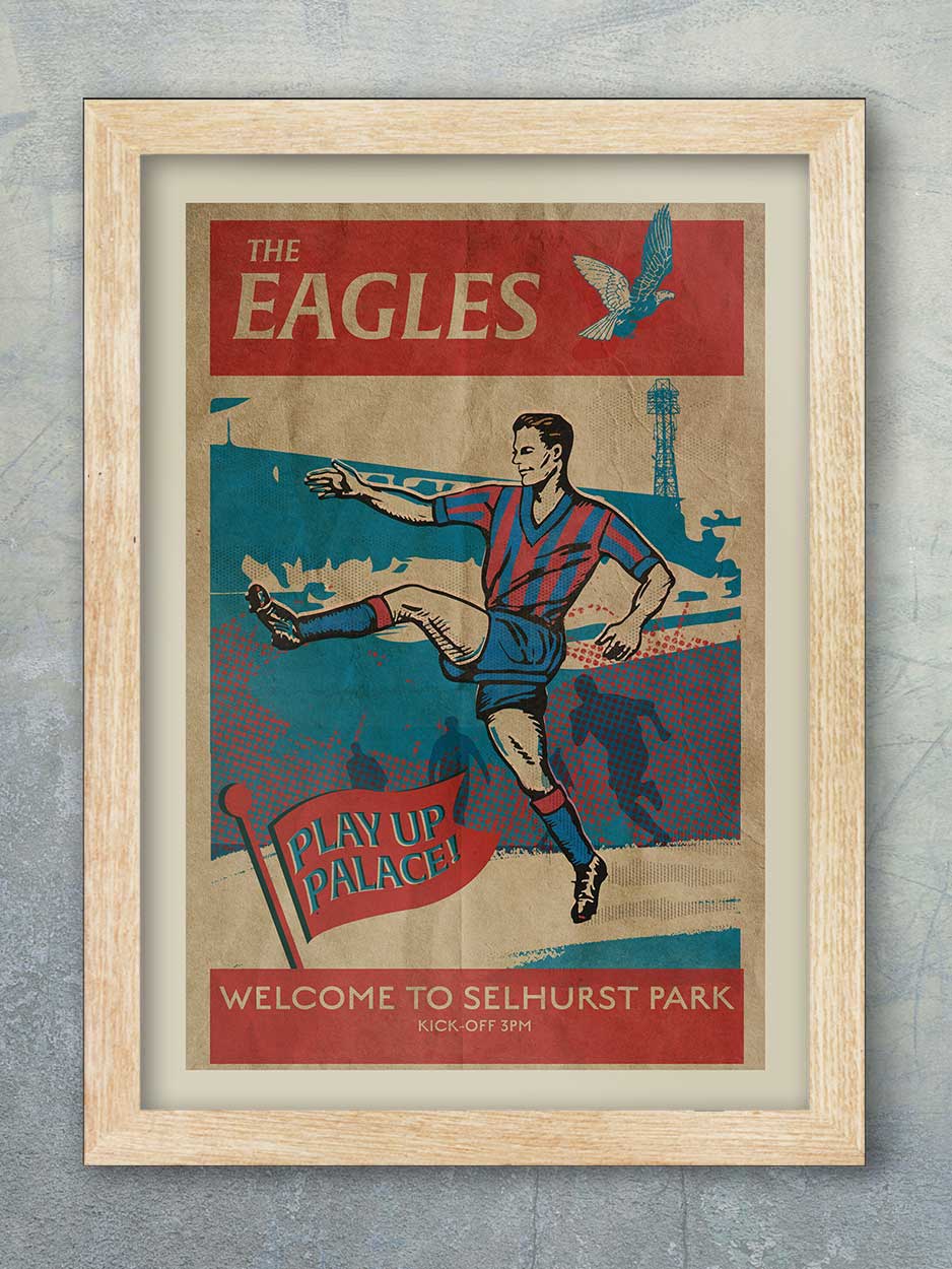 The Eagles, Crystal Palace - Football Print