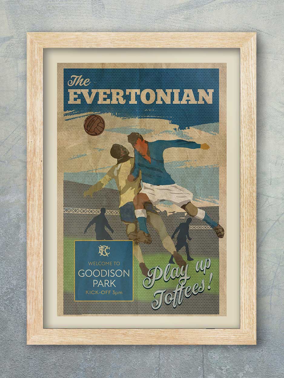 The Evertonian, Everton - Football Print