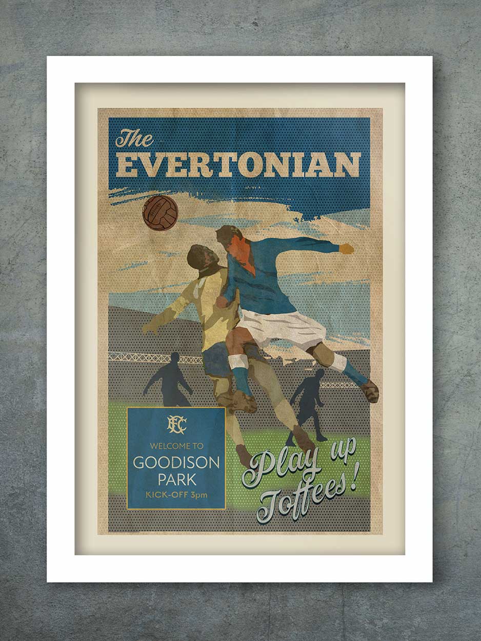 The Evertonian, Everton - Football Print