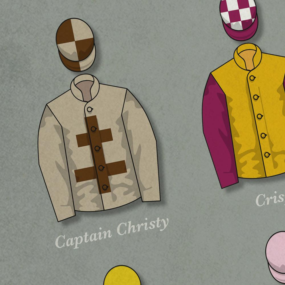 The Great Hurdlers and Chasers - Horse Racing Print