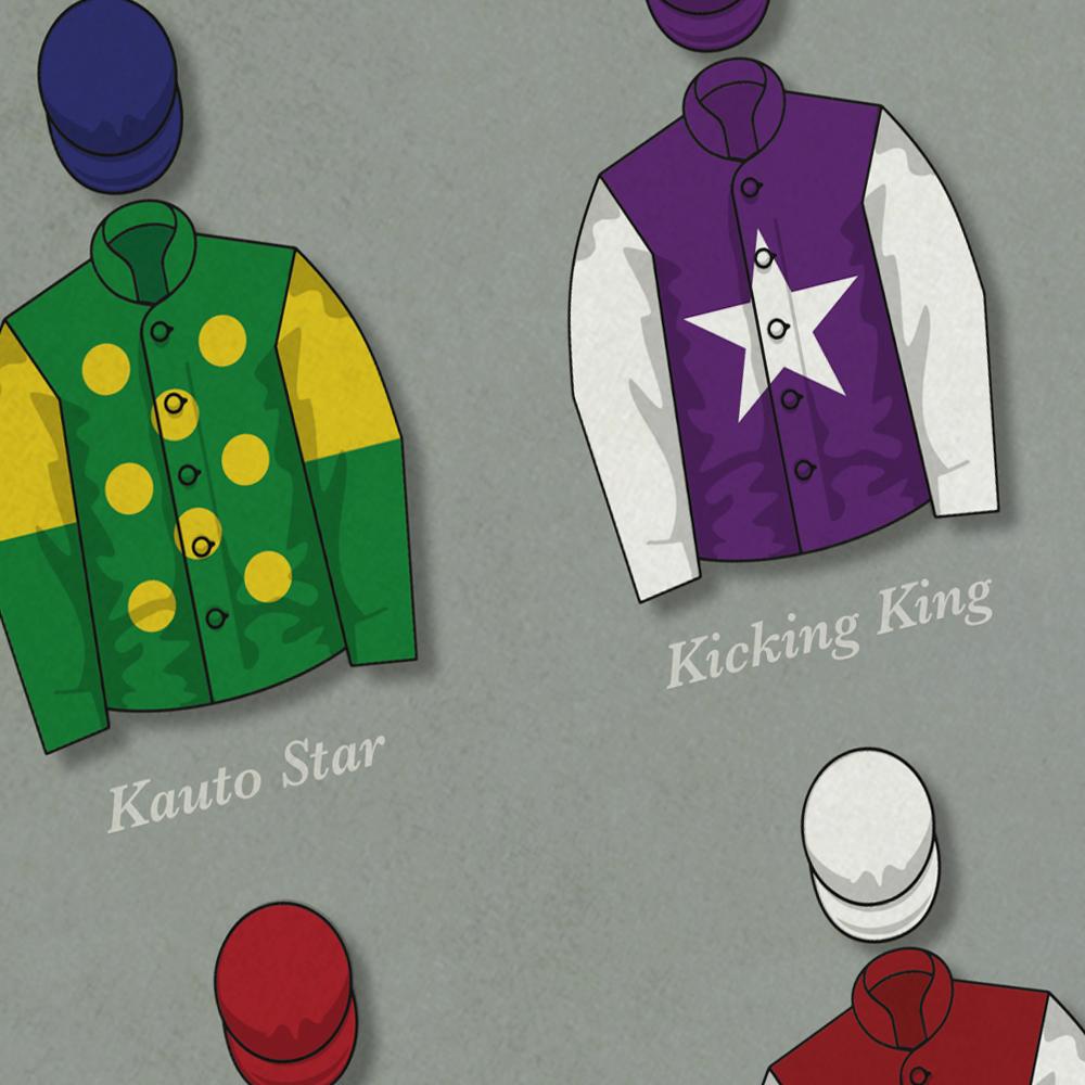 The Great Hurdlers and Chasers - Horse Racing Print
