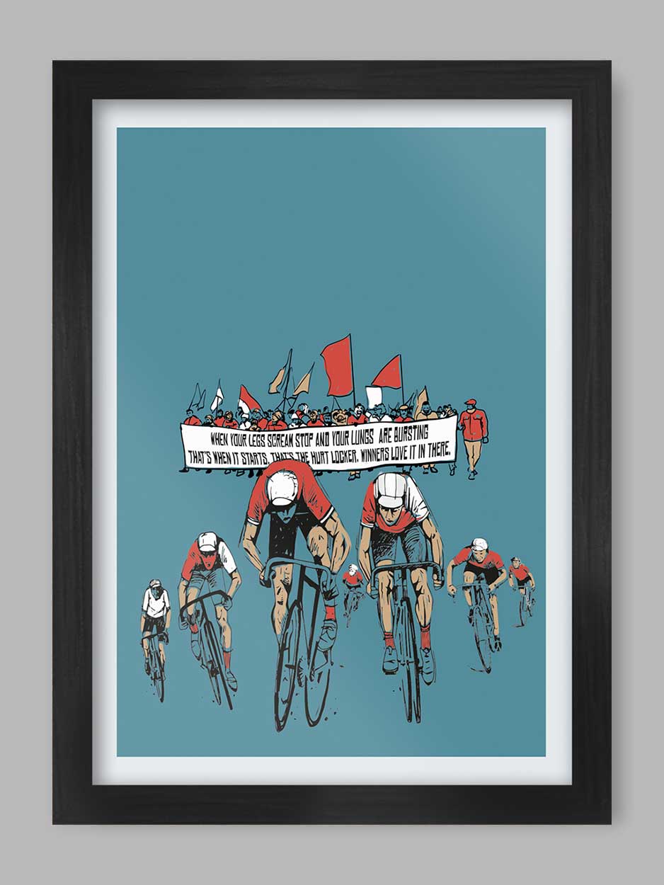 The Hurt Locker Cycling Poster Print