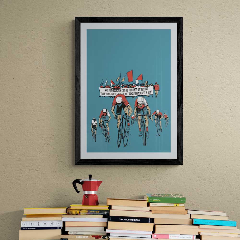 The Hurt Locker Cycling Poster Print