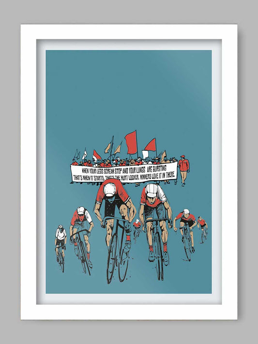 The Hurt Locker Cycling Poster Print