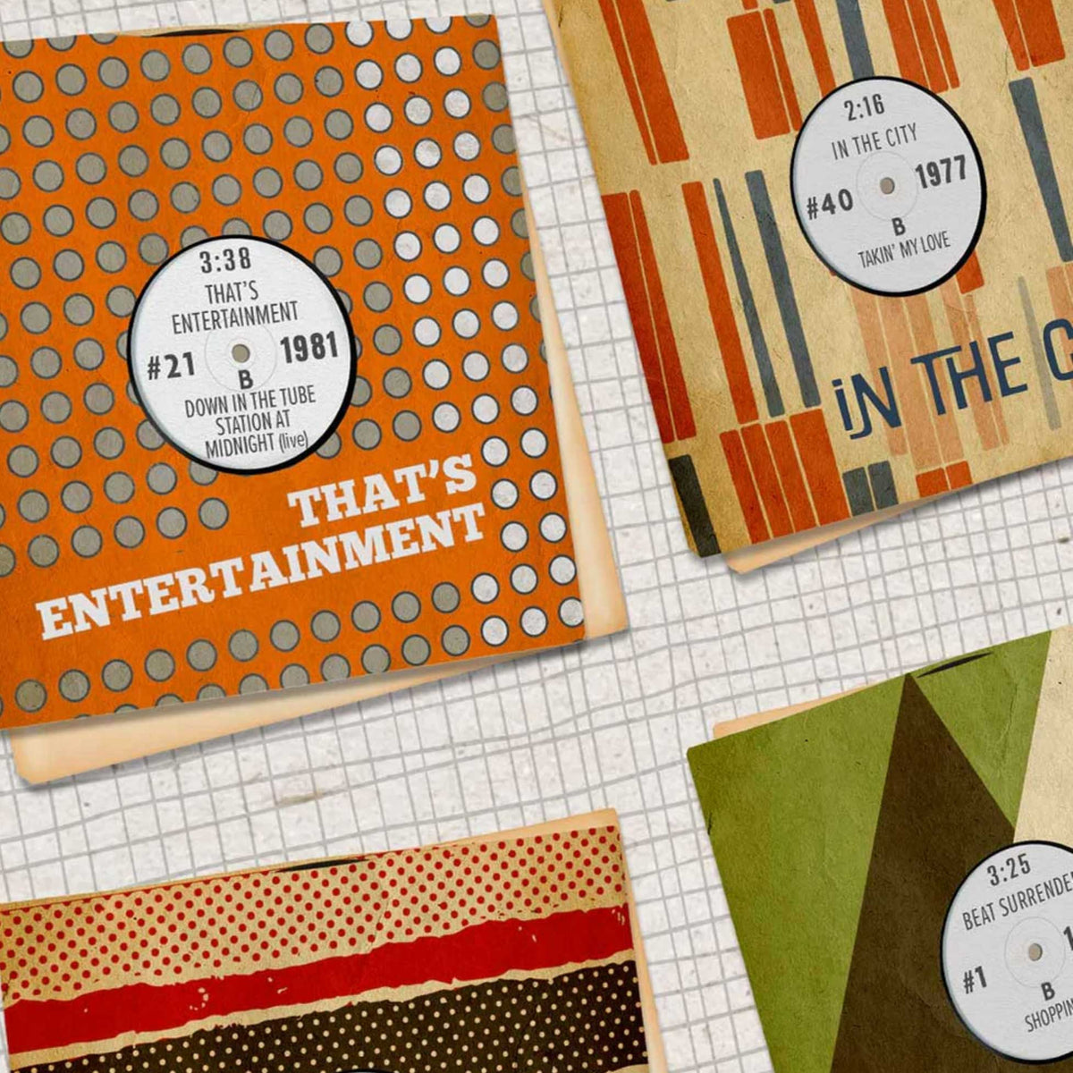 The Jam Collection - Music Print
