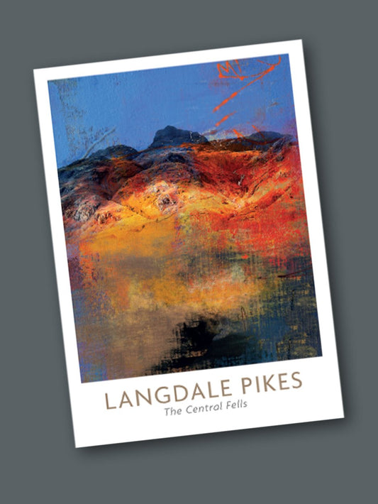 Langdale Pike Abstract  -  Blank Greeting Card