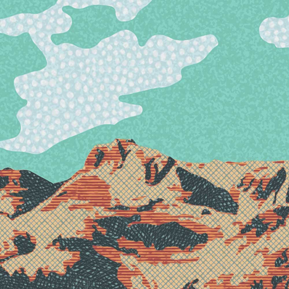 The Langdale Pikes, Central Fells - Lake District Print