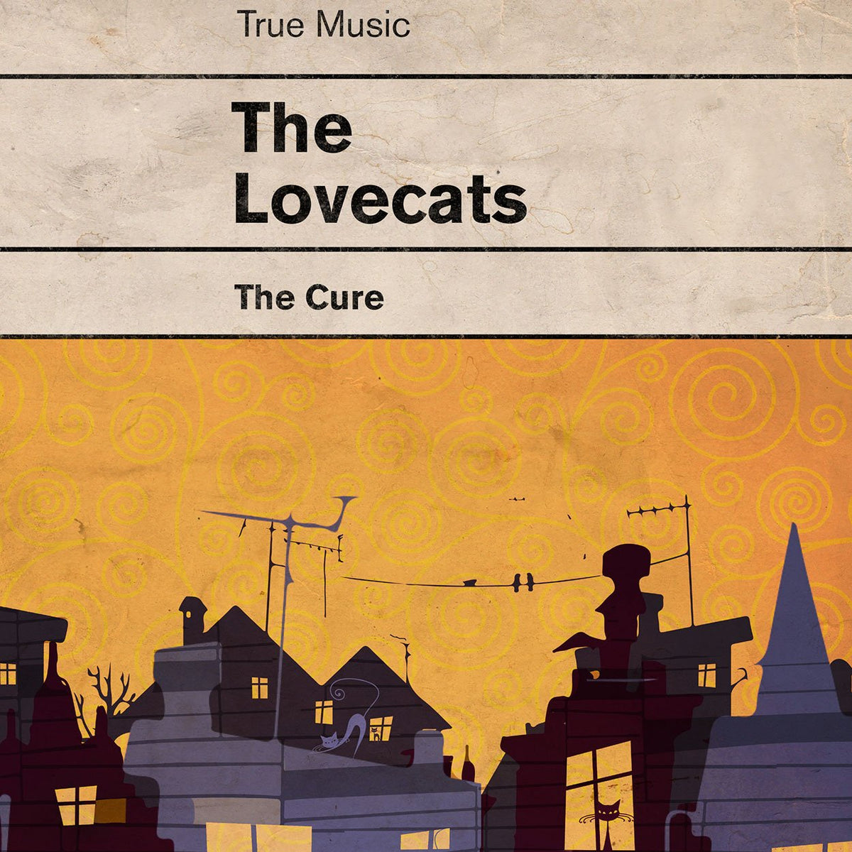 The Lovecats - The Cure Music Print