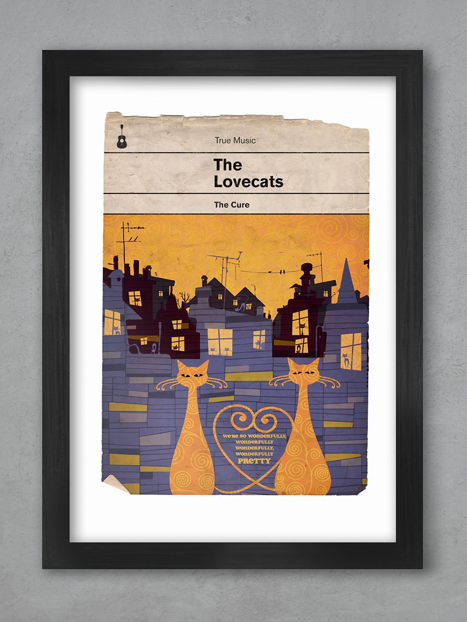 The Lovecats - The Cure Music Print