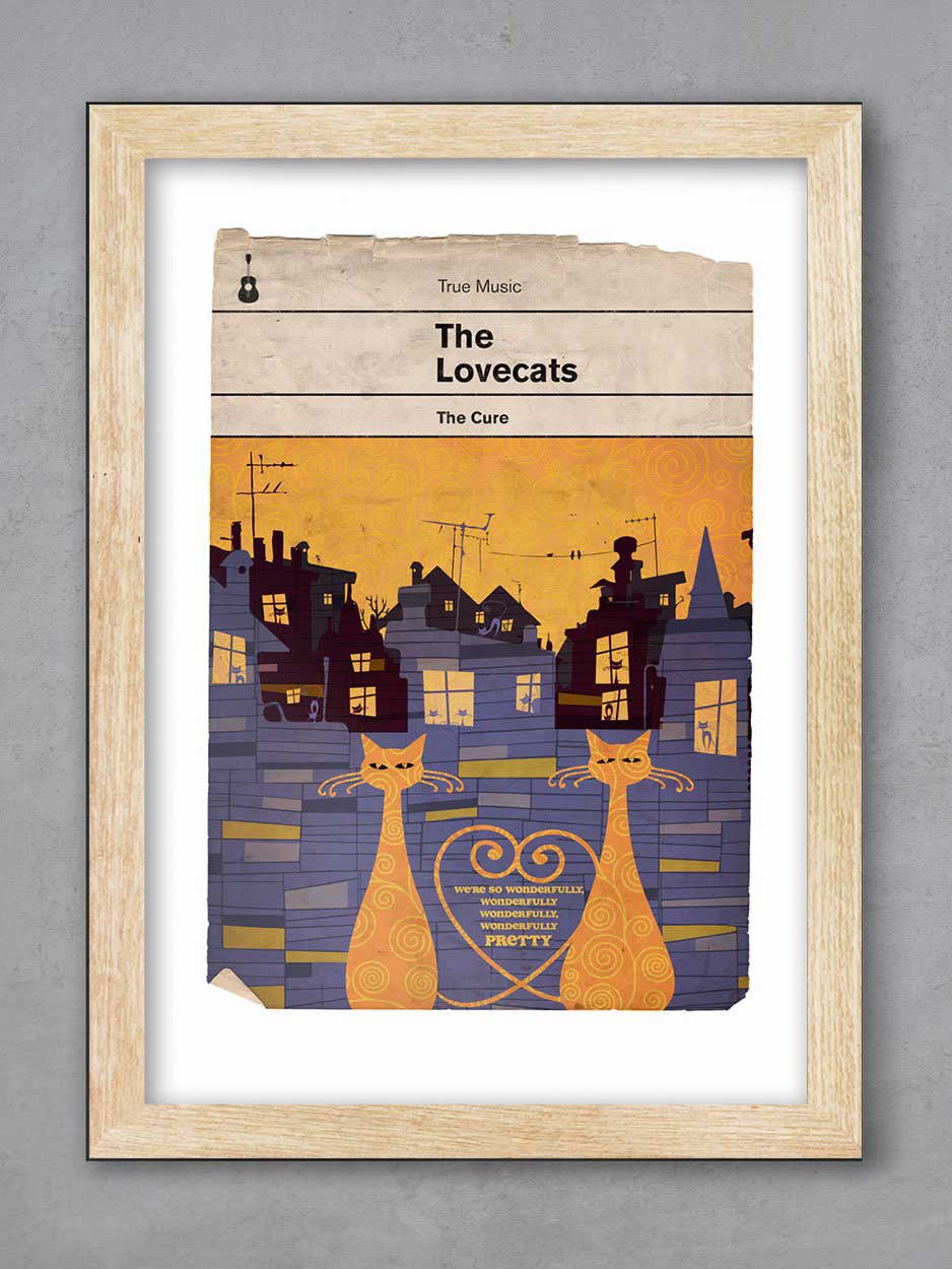 The Lovecats - The Cure Music Print
