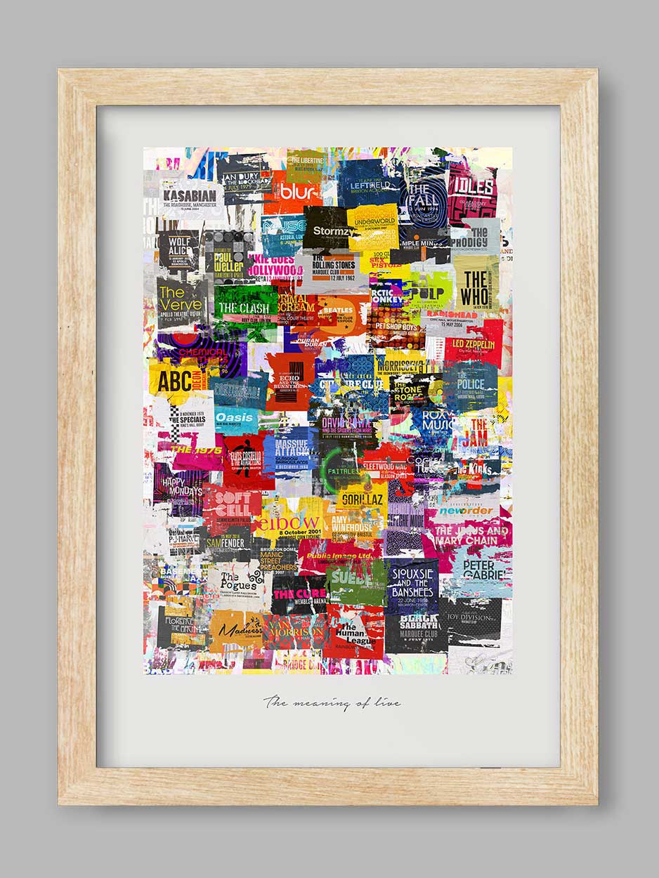 The Meaning of Live - Music Print