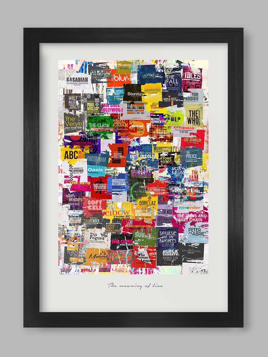 The Meaning of Live - Music Print