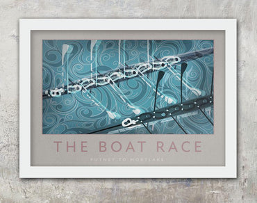The Oxford Cambridge Boat Race - Poster print