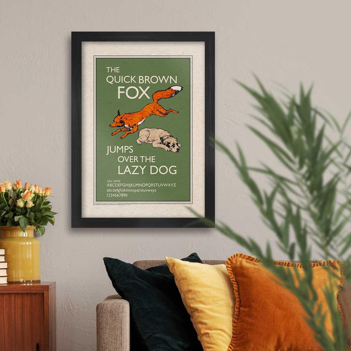 The Quick Brown Fox Poster Print