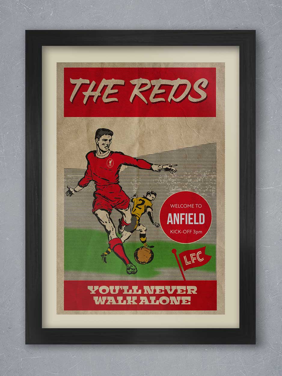 The Reds, Liverpool - Football Print