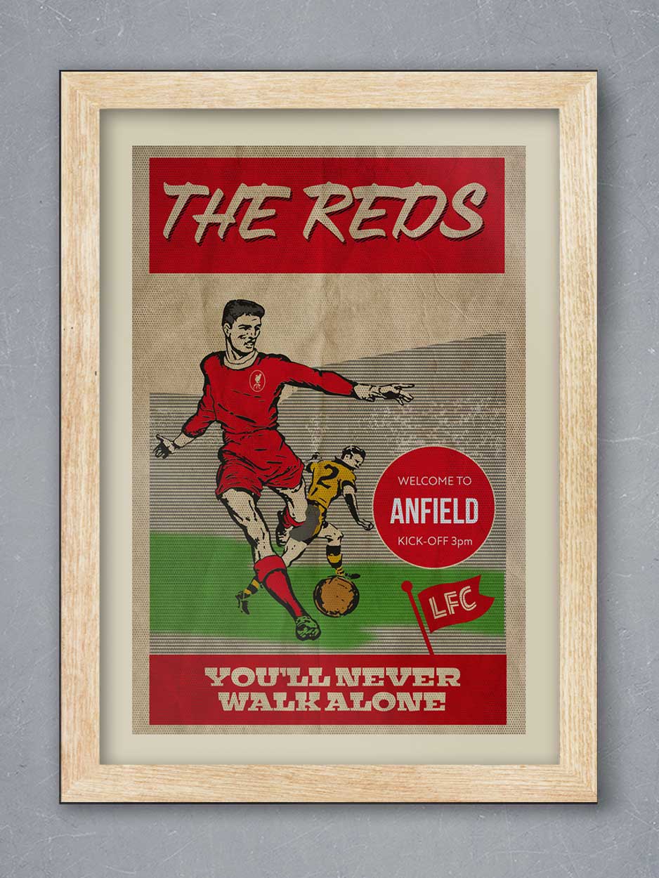The Reds, Liverpool - Football Print