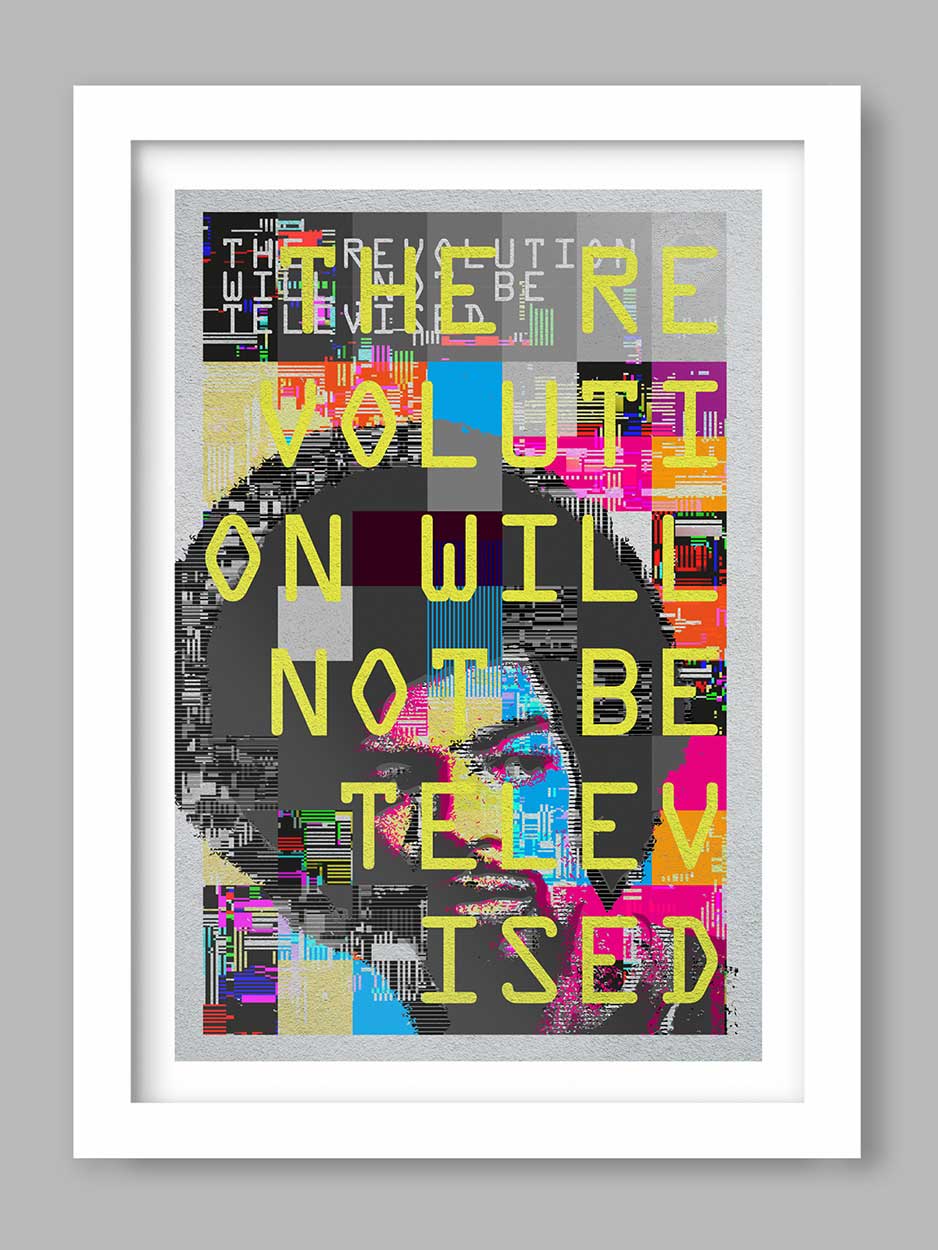 The Revolution Will Not Be Televised - Music Print