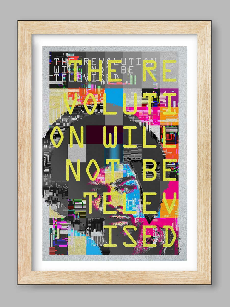 The Revolution Will Not Be Televised - Music Print